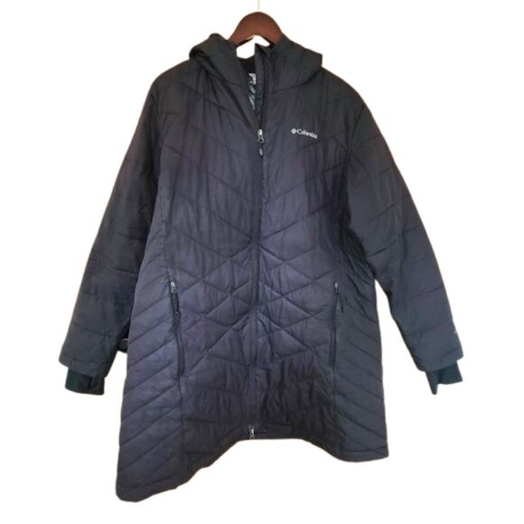 Columbia Womens Heavenly Hooded Jacket 1X Plus Size Gorpcore Hiking Outdoors XL - Picture 1 of 7